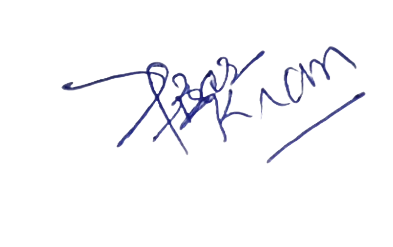 Dr. Nisar's Signature